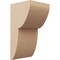 Ekena Millwork 9"W x 9"D x 18"H Wide Crestline Rough Cedar Woodgrain TimberThane Corbel, Primed Tan CORUR09X09X18CRERCPR - alternate 1
